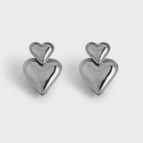 Double Heart Earrings