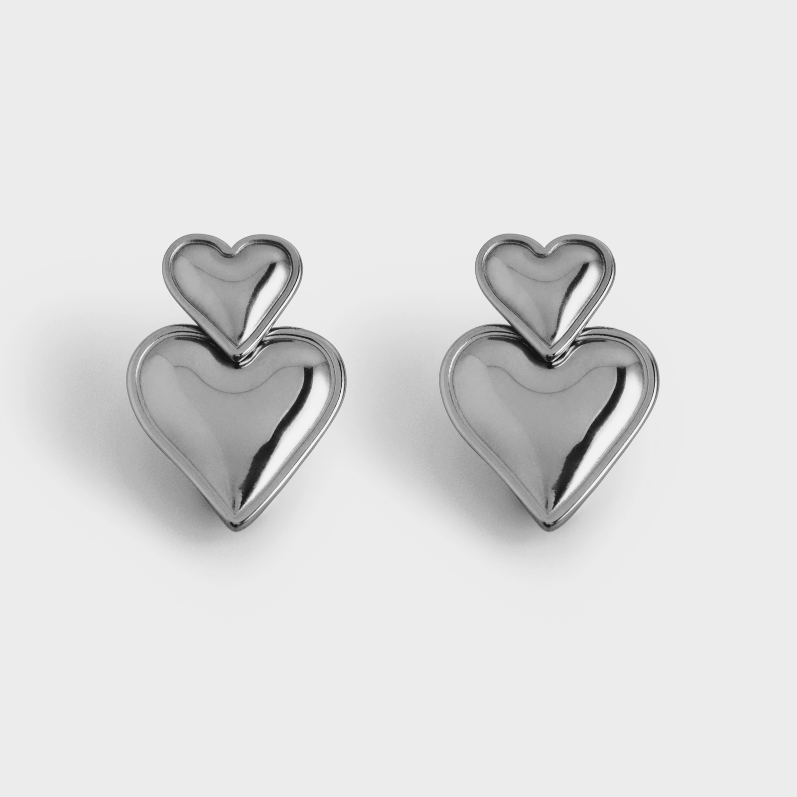 Double Heart Earrings