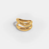 Double Wave Ring