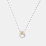 XO Mixed Metal Necklace